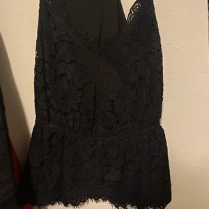 Black Lace Top